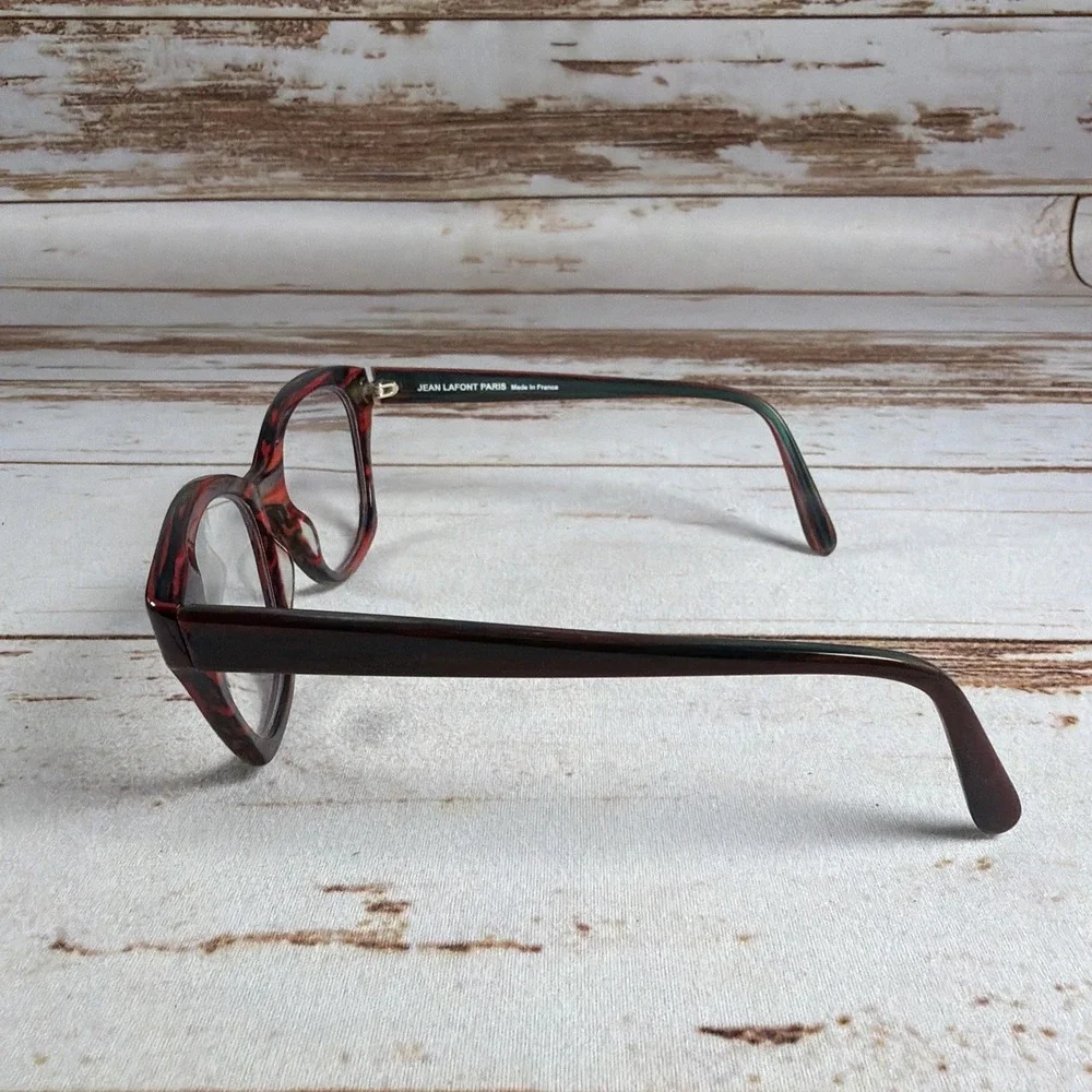Lafont Paris Frivole 6080 Eyeglasses Frames Burgundy Tortoise 52-17